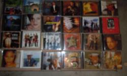 102 CD'S .No scratches,some are unopened,Country and Rock.