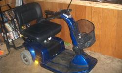 This scooter is in great shape and runs good. It has new batteries in it and should go for a very long time. Comes with basket and charger. Wont last at this price. Cash Only
I reallly need to get this gone asap so please get with me. It has a large east