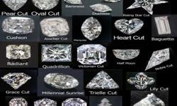 We have assorted certified loose cut diamonds ranging from 0.3,1.00, 2.00, 3.00, 4.00 5.5 carats. The stones are cut into asscher cuts,princess cuts,cushion cut,round brilliant cuts,heart shapes,pear shapes and others. Polished diamonds with GIA or AGS