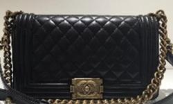 Luxury Consignment Sale -- Mint Condition Chanel Bags
Chanel Boy Bag - Black w Gold Chain Strap
http://www.clearancesalez.com/product/chanel-black-boy-bag/
Authentic Designer Handbags in impeccable condition