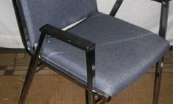 Charcoal Gray Four Legged Fabric Stacking Chair... 2/SC5506, 5507...Look at the other thousands of items we have and do http://www.liquidatedstuff.com