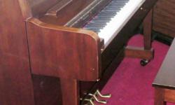 Charles R. Walter upright grand piano purchased new in 2005; slightly used in good condition. Selling as is. Buyer responsible for removal at purchase. Must sell ASAP. Cash only. Please call phone number listed under contacts and leave message if no