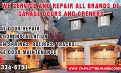 Is your garage door making a creaking noise? If yes, then it is time to get it checked by an expert. Charlotte Garage Door Experts have become a preferred choice when it comes to repairing or installing any kind or brand of garage doors. Whether you need