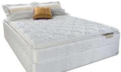 ~~Mattress Sets Brand New Still in Plastic!! 10 Yr Warr!! ~~!
As a mattress wholesaler I am pleased to offer you a top quality, really thick, luxurious, super soft queen pillow top mattress set for $150 less than Costco or Sams Club and its way nicer !!
