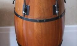 This is a two set of Scandinavia cherry wood conga drum set.
I had paid for the set $999.
Size: Top Drum 14" Diameter, Bottom (hollow) 9" Diameter. Height 29.5".
I am selling each Conga drum for $349. Or $649 for the whole set of two.