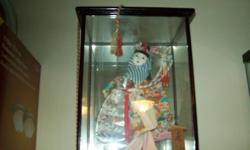 1940s china doll in glass. it came oversea when my dad was in the navy.
you can email me at raysunshine@cableone.net