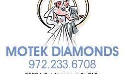 Wholesale Diamonds in Dallas with Motek Diamonds
&nbsp;
Custom Diamond Rings and Engagement Rings at Wholesale Prices
&nbsp;
&nbsp;
We are located at:5580 Lyndon B Johnson Freeway Suite 610Dallas, Texas 75240
&nbsp;
http://www.motekdiamonds.com/
&nbsp;