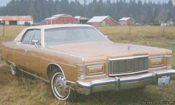 Classic! 1978 Mercury Grand Marquis-Looking for the great car that the little old lady only drove on sundays? This is it. 4dr, auto, 351ci v8, air conditioning, power locks, power windows, beige interior, tan exterior, very clean, always garaged, 39,657