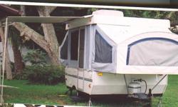 1997 Coachmen pop-up camper, 12'7", 30 amp., AC, Frig., very good condition, well taken care of. Must see. 941-685-1488.
&nbsp;