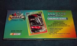 1995 Complete Set&nbsp;&nbsp;&nbsp;&nbsp;&nbsp;&nbsp; ( 198 card set )
1995 Maxx Race Cards Premier Plus
Chromium Series&nbsp;&nbsp; (Featuring Exclusive Chromium Technology)
By Finish Line&nbsp; Racing ( The Only Trading Card Officially Licensed by