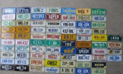 I have a fantastic collection of Mini "post cereal box" collector license plates and as far as I know nothing like this has ever been on the market before.These came in cereal boxes and and are highly collected.
Years ago a partner and I basically bought
