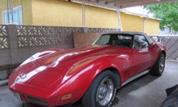 1974 Corvette Stingray ragtop, 350, auto on floor, Cooper Cobra radials, luggage rack, new top, new gas tank, runs great.&nbsp;Records of all maintenance since owning, owners manual.&nbsp; &nbsp;