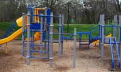 This play ground is from a community park. Very good condition