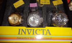 Complete Invicta professional diver watch set for all ocassions.. Total of 6 Watches brand new with tags, wraped,regerstratioin paapers and warrties to be filled out never worn...MSRP is crazy I"m asking for less than half... A Must come see call me.