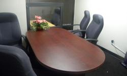 Conference table for $175.00 , Chairs available for $20/each