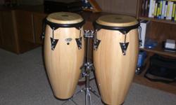 LP conga drums with stand, like new good condtion. (CASH ONLY)