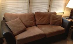 Couch and love seat for sale.&nbsp; In excellent condition.&nbsp; Lightly used.&nbsp; No stains.