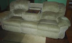 Neutral colored 8' massage couch with 2 recliners and&nbsp;pull down table, and matching rocker/recliner chair.&nbsp; $300.00
Email - Jjpuntagorda@aol.com