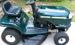 CRAFTSMAN
LT1000,17hp OHV,42"_CUT,AUTOMATIC HYDRO TRANS.,JUST SERVICED,NEW COMMERCIAL GRADE GATOR BLADES,LAWNMOWER IS IN MINT CONDITION,OWNER'S MANUAL INCLUDED $550
(727)569-7445