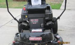 Craftsman ZTS 7500, with a 42" mowing deck and mulching kit. 21hp Brigs & Straton. We have moved and no longer need this high capacity mower, it doesn't even fit through my back gate.