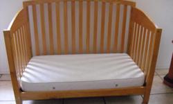 This crib was originally purchased for $300.00 and mattress for $80.00.&nbsp; Now selling both for $150.00 or best offer, if reasonable.&nbsp;
The crib converts to a toddler bed, day bed and full size bed.&nbsp; It is durable, safe&nbsp;and easy to