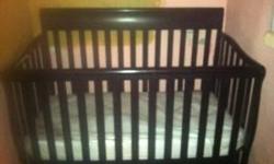 in good conditions crib and mattres 1yr old but was used 0-3months only mattres and crib like new