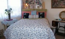 Seeking female NS, possibly student, to share a furnished two bedroom lakeview apartment. Furnished bedroom includes pillowtop fullsize bed, tall clothes chest, shelving unit, writing desk, and full wall closet for storage. (Will remove pieces unwanted)