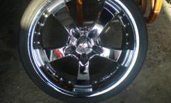 20s RIMS WITH TIRES like new $700.00 obo-Ford victiria- marquis-linclon-