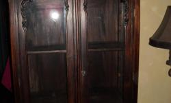 antique curio cabinet in great shape