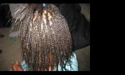 HAIR BRAIDS FOR ADULT AND KIDS. GET YOUR HAIR BRAIDED FOR LESS, I DO THE FOLLOWING STYLES;
LOCKS, MICRO BRAIDS, FISH BONE CONROWS, SENEGALES TWISTS, KINKY TWISTS, WEAVES, HAIR TWISTS, CONROWS AND MANY MORE. CALL ME, SUSAN FOR APPOINTMENT. () -
HUMAN HAIR