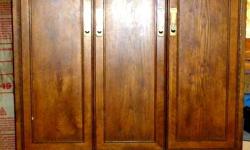 MOving and must sell
Custom built solid wood cabinet for sell.&nbsp; Glass shelving .&nbsp; Excellent condition.&nbsp;