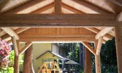 Beautiful hand crafted log shelters. We design and you put it together. Give us a call for a quote today!