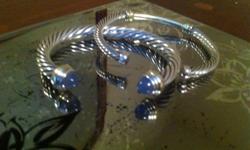 I have 2 beautiful classic David Yurman bracelets. &nbsp;Only $200 each
call wendy --