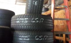 WE HAVE A DEAL ON A SET OF 245-65-17 GOODYEAR TIRES WITH 80% TREAD ON THEM, COME BY OR CALL US AT 817-462-1016
***Get a free alignment check with the purchase of new/used tires****
Keywords: tire tires wheel wheels 13 14 15 16 17 18 19 20 22 24 26 28 165