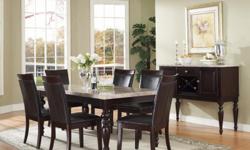 Boxing Day Special, Limited quantities
$899 Or&nbsp; $38/month
Call Us Now --
mvqc . ca
Elegant look at affordable prices, at Meuble Ville, MVQC we carry Dining Room Furniture, Dining Room Table and Chairs, Dinette Sets, Modern Dining Room Set, Kitchen