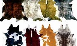 We carry the worlds most beautiful cowhide rugs. Our rugs are hand picked from South America and 100% natural. Visit our website for more information: www.discountcowhides.com