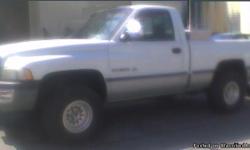 Photo below.
1994 -Dodge Ram 1500 - 4x4
A/C, Bedliner, Full Size Toolbox, Tow Package. Fog Lights, New brakes (4) last July.
Clean DMV - title/registration up to date.
Has a coolant leak.....
(the reason the price is so low).
Price Is Firm.
Very nice