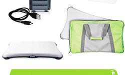 Description
Everything you need for the complete Wii Fit experience!
* Wii Fit not included.
The Wii Fitness Bundle includes 1 pairs of textured foot socks, rechargeable battery pack, USB charging cable, jelly sleeve, fitness mat, and a travel bag.