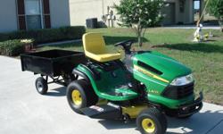 New never used, 10cu ft landscaping cart. Sells for 150 at Lowes if they assemble. Quick sale 95.00 OBO. Call afternoon.