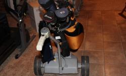 Electric golf cart with battery- works well and fits all bags. $40.00 OBO Email or call -- serious buyers only.