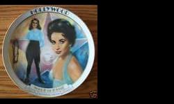 Hollywood Walk of Fame ELIZABETH TAYLOR Plate #232 - $75 - Plate stand included.
MINT CONDITION.
8 x 10 autographed picture of ELIZABETH TAYLOR
"WITH LOVE, ELIZABETH TAYLOR " - $50.
I