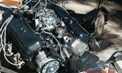 Chevy big block 454 with transmission(turbo 400). Only has 30,000 miles on it! Runs great. Dont knock,dont smoke and will fire right up with ease!