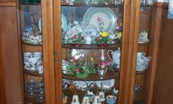Estate of Leon and Geneva Hill MARCH 13th*SUNDAY*12:30pm 514 East Blue Starr Dr. Claremore, Ok. Viewing Day of Sale 10:00am Rain or Shine ANTIQUE LARGE CURIO CABINET,LEXINGTON 5 PIECE BEDROOM SUITE, 2 PIECE BEDROOM SUITE, COUCH W/ 2 MATCHING CHAIRS,