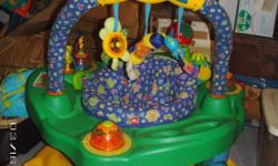 I have an Evenflow Exersaucer for sale. My grandson loved it when he was little. It improves eye-hand coordination and has lots of things to play with. It sells for about $100.00 new. Please only serious inquiries only.
Look at the pictures and contact me