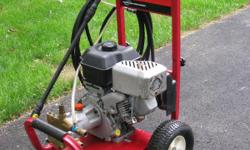 EX-Cell Pressure Washer, 2200 PSI with DeVilbiss commercial quality pump. Good condition, includes heavy duty hose. Good condition. Cash only. 215-369-2883.