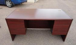 Nice 4 drawer executive desk with holes in top to hide cords.&nbsp; Please contact Stacy at -- with questions or to schedule a showing.&nbsp; It is located in 80910 zip code in a storage unit.