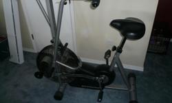Very heavy exercise bike. Used infrequently by large person. Excellent condition.