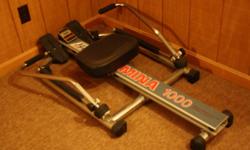 1. Manual Rowing machine - Has a clock and cycle counter, and a start stop cycle. - 25.00
&nbsp;
2.&nbsp;Prosport ZX-65Stepper - w/rate monitor, timer,&nbsp;calorie counter, and sart and stop button. - 75.00&nbsp;