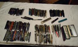 Very nice collection including Parker, Sheaffer, Conklin, Waterman,
Eversharp 1936 Doric pen/pencil, miscellaneous combos