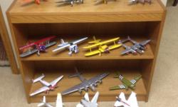 Limited edition models. &nbsp;My entire collection. &nbsp;13 airplanes: &nbsp;Beech Travel Air, F-16, F-14A Tomcat, F-86 Sabre Jet, DC-3, B-17 Flying Fortress, Beech Model 18, P-38 Lightning, P-51 Mustang, F-4U Corsair, Boing Stearman, Lockheed Vega -
